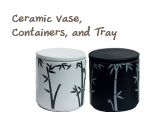 Click to see Ceramic Vase, Container, and Tray